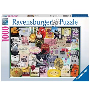 Vinetikett Samling 1000 biter Puslespill Ravensburger Puzzle 