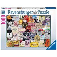 Vinetikett Samling 1000 biter Puslespill Ravensburger Puzzle