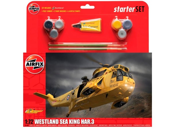 Westland Sea King Har.3 Starter Set Airfix 1:72 Byggesett