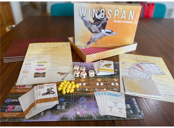 Wingspan Oceania Expansion Utvidelse til Wingspan 2nd Edition