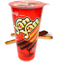 Yan Yan Meiji Kjeks Sjokolade 57g