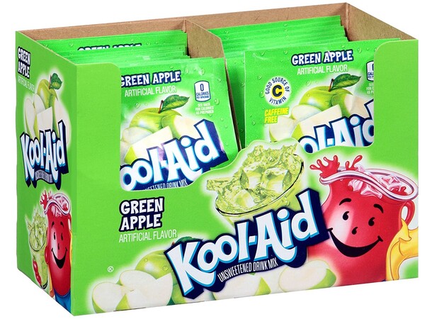 *Kool Aid Green Apple Eske med 48stk 