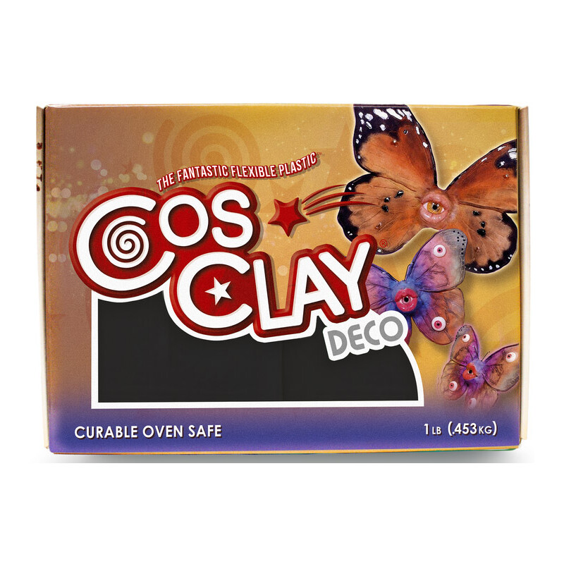 Cosclay Sculpt Gray Medium Firm, 453 G 1 Lb, Modelling Clay for