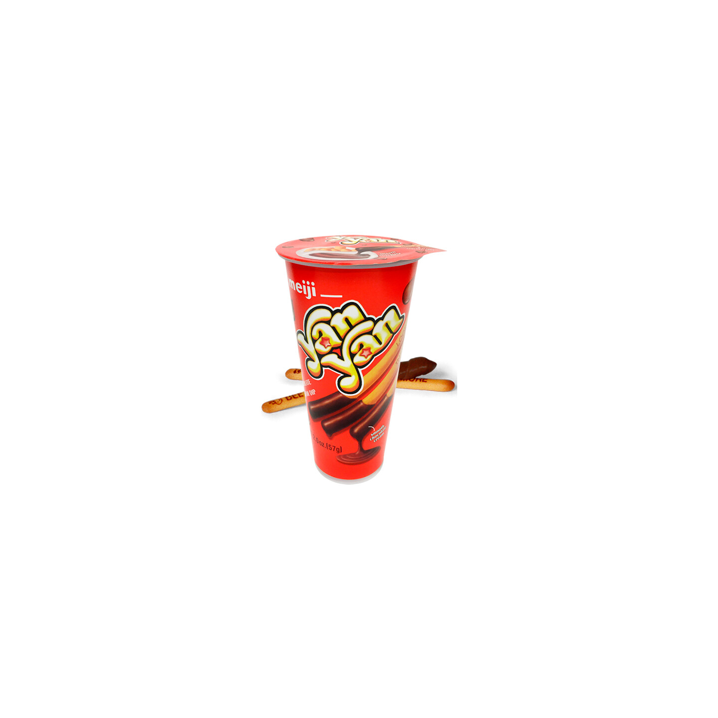 Yan Yan Meiji Kjeks Sjokolade 57g