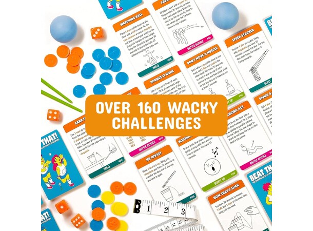Beat That Brettspill The Bonkers Battle of Wacky Challenges 
