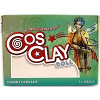 Cosclay Doll Sculpting Clay Faerie Light Hybrid Plastic / Rubber Polymer 0,45kg
