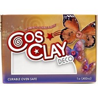 Cosclay Sculpting Clay Deco White Hybrid Plastic / Rubber Polymer 0,45kg