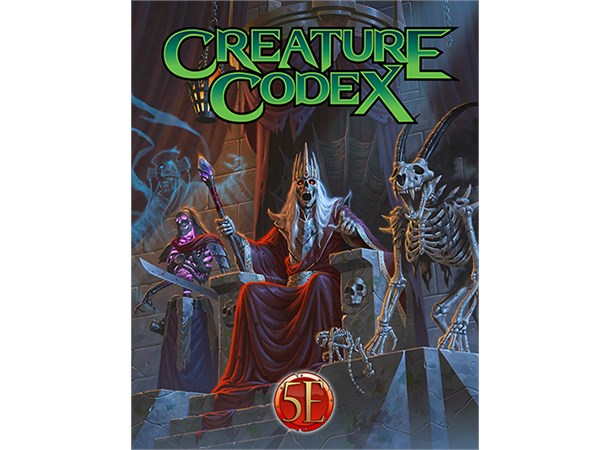 D&D 5E Creature Codex Hardcover Ed Uoffisielt Supplement - Kobold Press