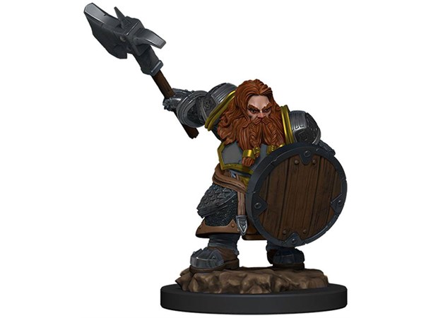 D&D Figur Icons Dwarf Fighter Male Icons of the Realm Premium Figures