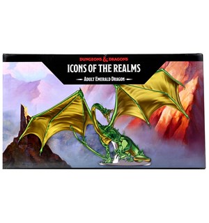 D&D Figur Icons Emerald Dragon 36cm Dungeons & Dragons Icons of the Realms 