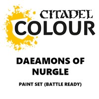 Daemons of Nurgle Paint Set Battle Ready Paint Set for din hær