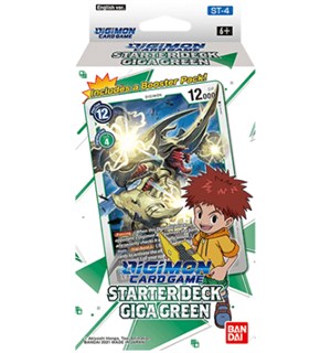 Digimon TCG Starter Deck Giga Green Digimon Card Game - ST-4 