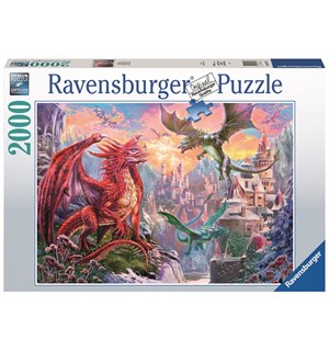 Drageland 2000 biter Puslespill Ravensburger Puzzle 