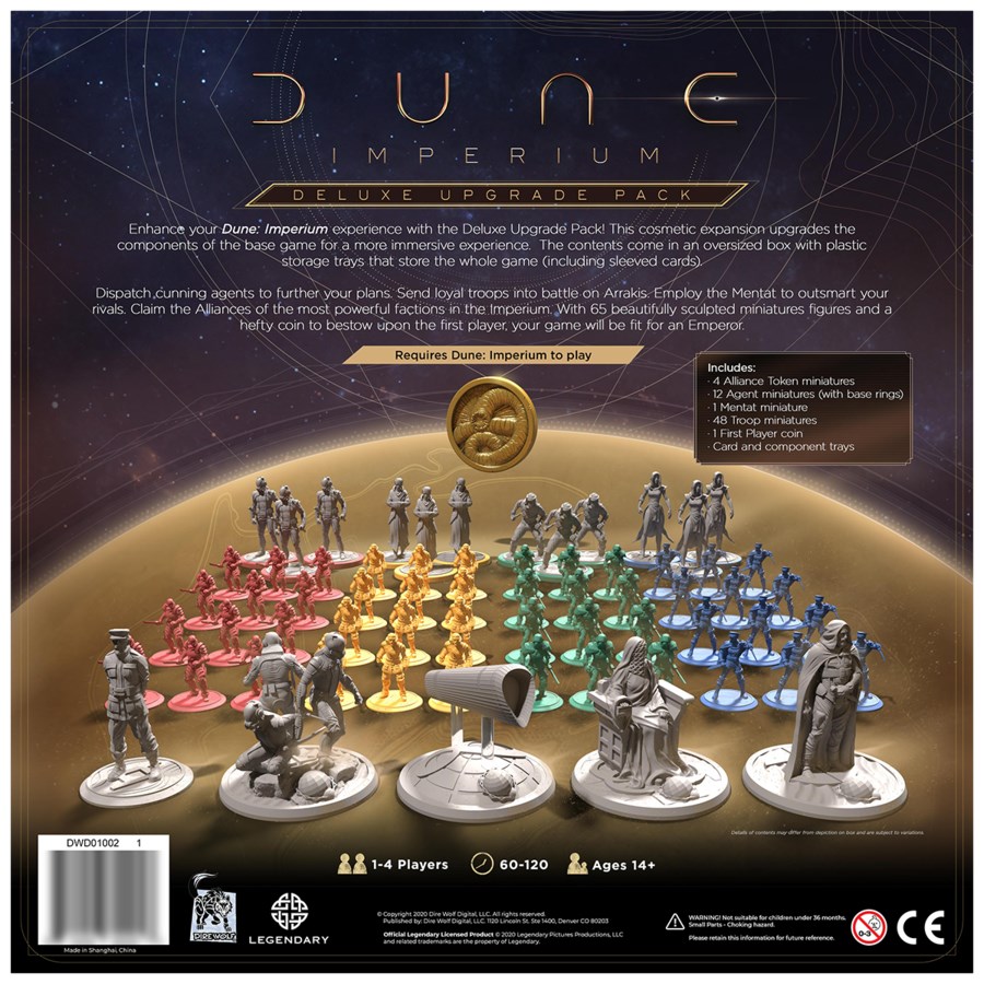 Dune Imperium Deluxe Upgrade Pack Utvidelse til Dune Imperium Gamezone.no