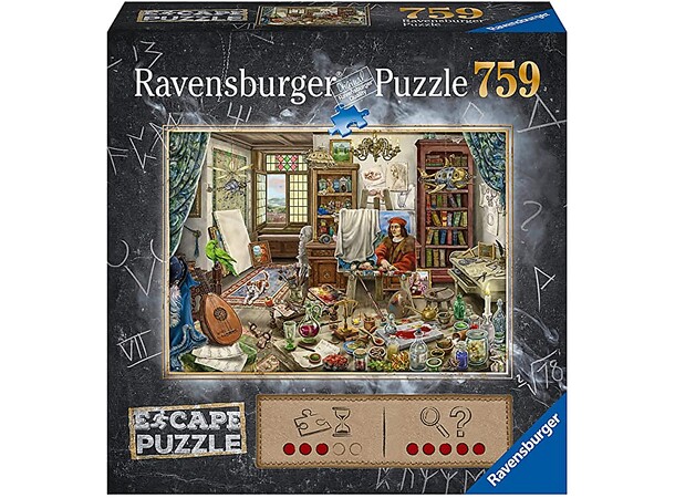 Escape The Artists Studio 759 biter Ravensburger Escape Room Puzzle