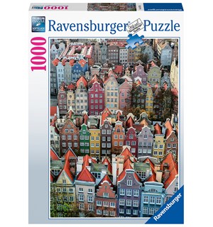 Gdansk Polen 1000 biter Puslespill Ravensburger Puzzle 