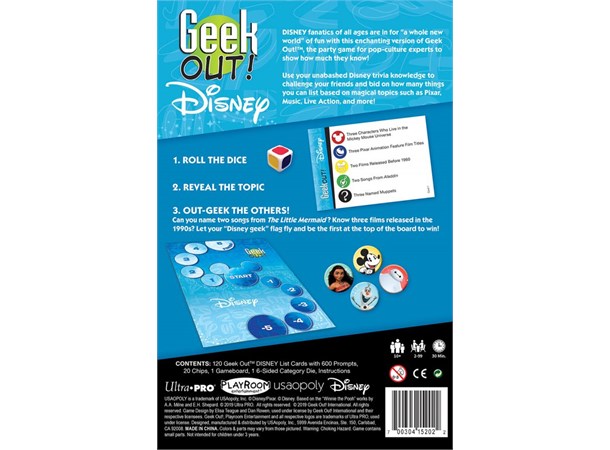 Geek Out Disney Brettspill
