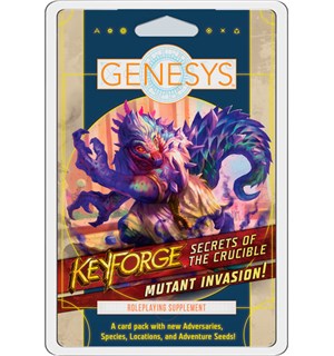 Genesys RPG Keyforge Mutant Invasion Secrets of the Crucible Adversary Deck 