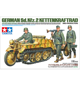 German Sd.Kfz.2 Kettenkraftrad Tamiya 1:35 Byggesett