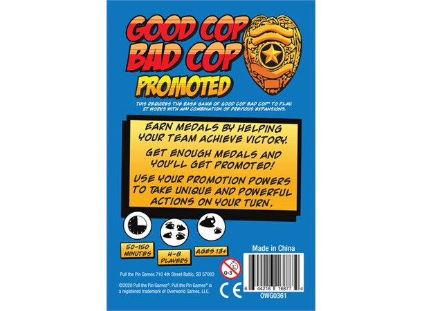 Good Cop Bad Cop Promoted Expansion Utvidelse til Good Cop Bad Cop