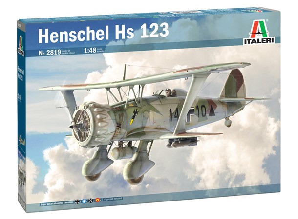 Henschel Hs 123 Italeri 1:48 Byggesett
