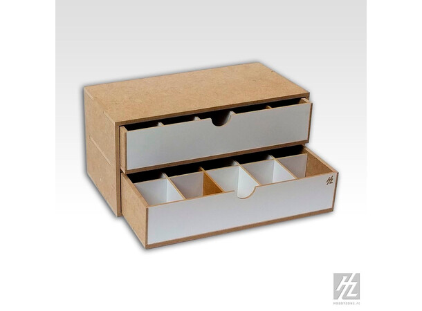 Hobbyzone Module OM02b 2x Drawers 2 lådor med skiljeväggar - 30 cm 