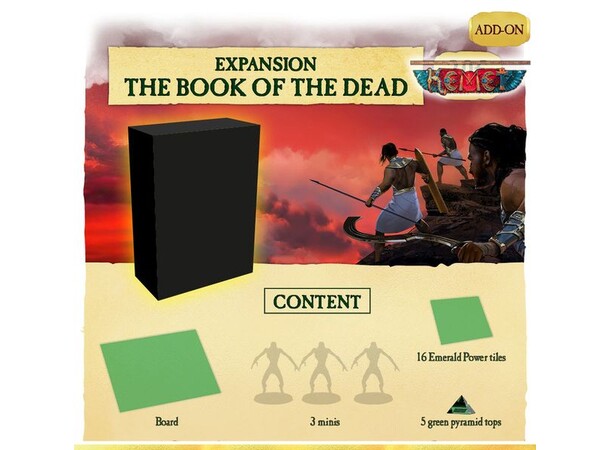Kemet Blood & Sand Book of the Dead Exp Utvidelse til Kemet Blood & Sand 