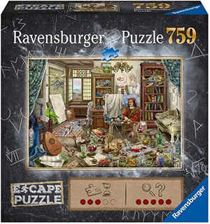 Kunstnerens Studio 759 biter Puslespill Ravensburger Escape Room Puzzle 