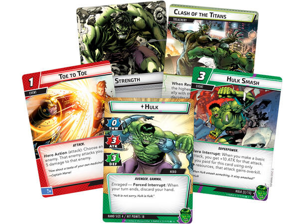 Marvel Champions TCG Hulk Exp Expansion Marvel Champions The Card Game 