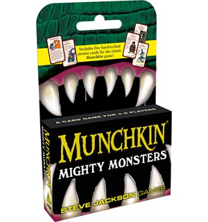 Munchkin Mighty Monsters Kortspill Frittstående spill i Munchkin-universet 