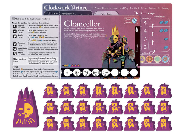 Oath Chronicles of Empire & Exile Brettspill 