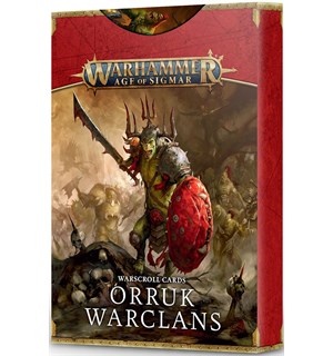 Orruk Warclans Warscroll Cards Warhammer Age of Sigmar 