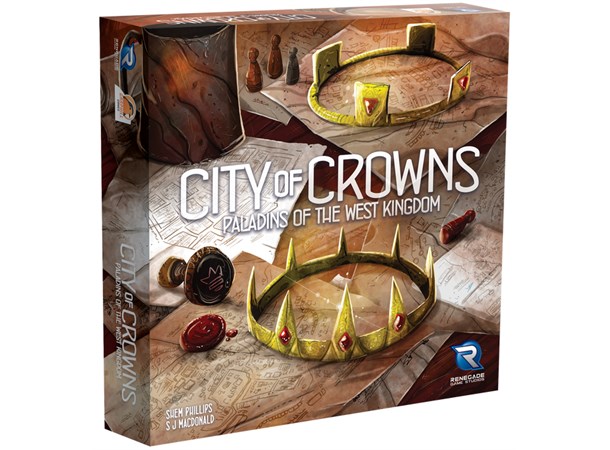 Paladins of West Kingdom City of Crowns Utvidelse til Paladins of West Kingdom