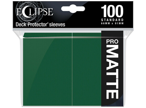 Sleeves Eclipse Pro Matte Grön x100 Ultra Pro Kortskydd / Deck Protector 