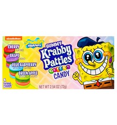 Spongebob Gummy Krabby Patties - 72g