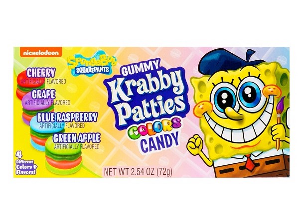 Spongebob Gummy Krabby Patties - 72g