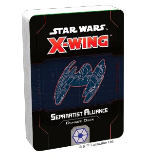 Star Wars X-Wing Separatist Alliance Dec Damage Deck til X-Wing Second Edition 