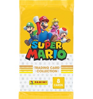 Super Mario TCG Booster 8 kort per pakke 