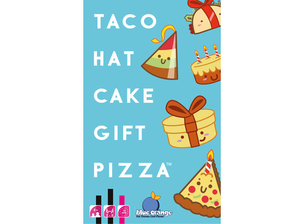 Taco Hat Cake Gift Pizza Kortspel 