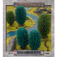 Terreng Large Summer Wood 15cm Ferdigmalt - Battlefield in a Box