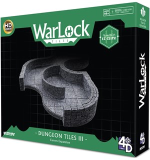 Warlock Tiles Dungeon Tiles 3 - Curves Bygg din egen Dungeon i 3D! 
