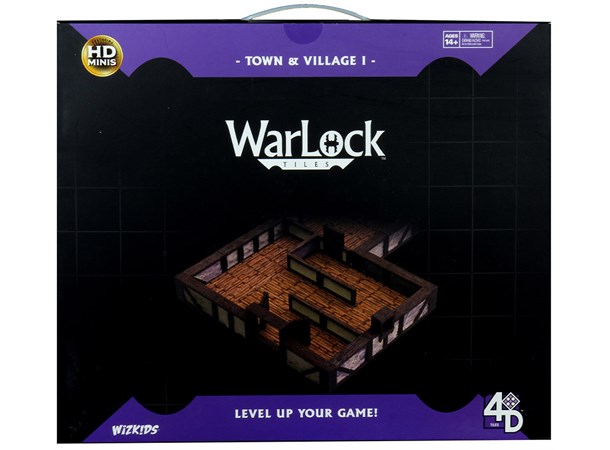 Warlock Tiles Town & Village 1 Bygg din egen Dungeon i 3D!