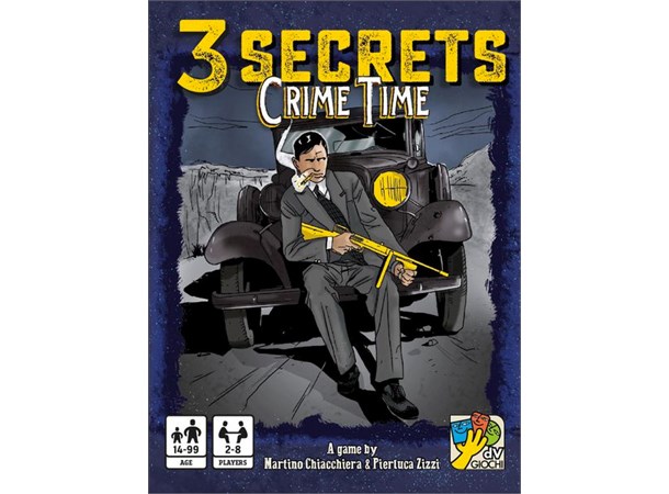 3 Secrets Crime Time Brettspill