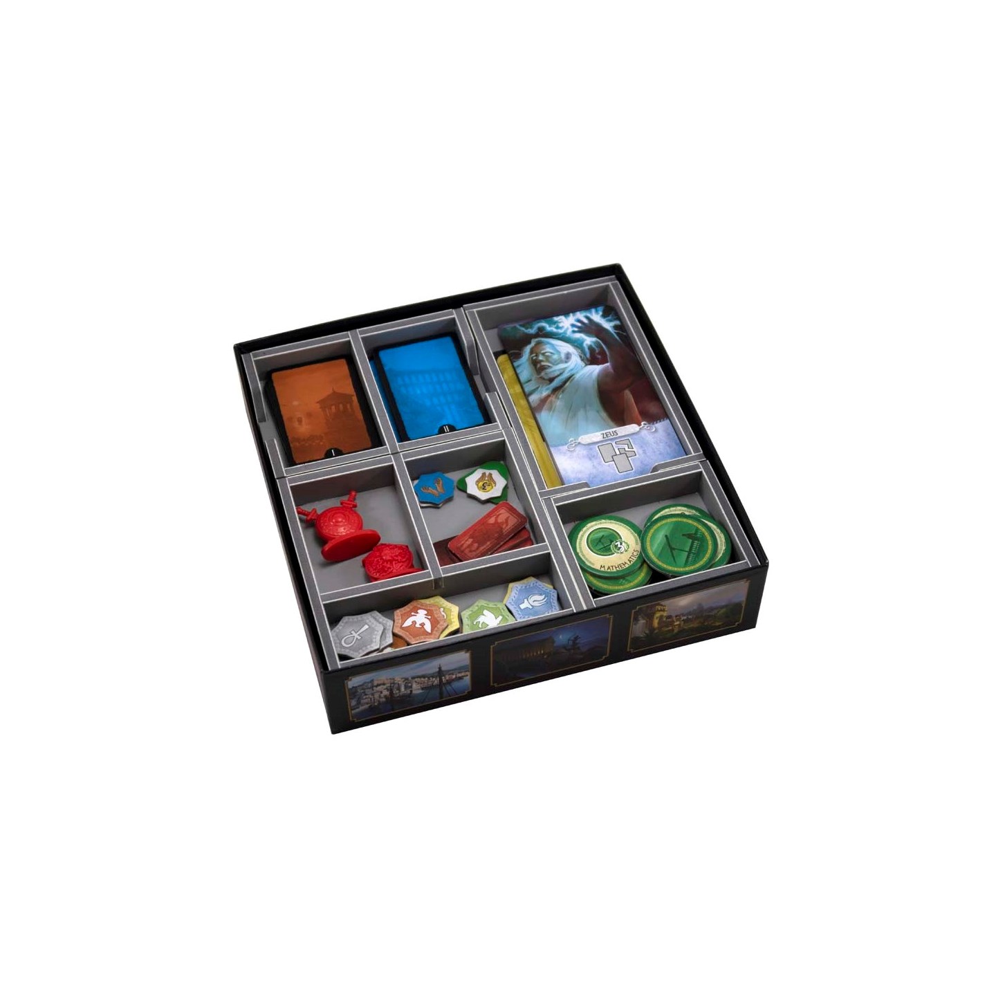 7 Wonders DUEL Insert V2 Få system i spillboksen