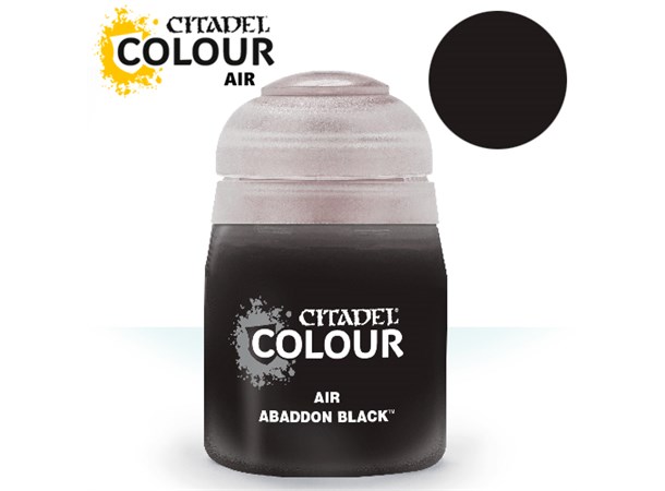Airbrush Paint Abaddon Black 24ml Maling til Airbrush