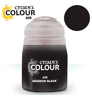 Airbrush Paint Abaddon Black 24ml Maling til Airbrush 