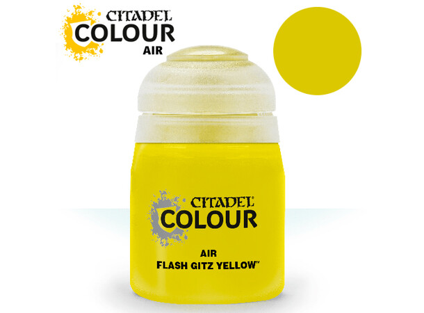 Airbrush Paint Flash Gitz Yellow 24ml Airbrushfärg 