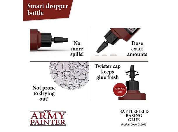 Army Painter Battlefields Basing Glue 50ml - PVA Glue/Lim 
