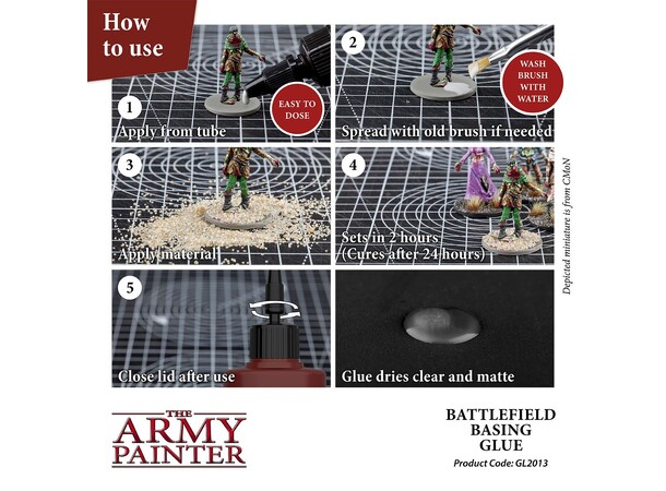 Army Painter Battlefields Basing Glue 50ml - PVA Glue/Lim