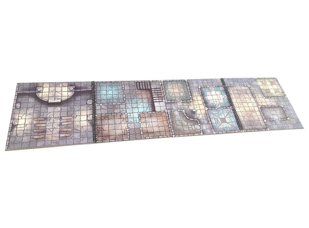 Book Of Battlemats DUNGEON - 80 sider Spiralinnbundet - 2,5 cm rutenett 